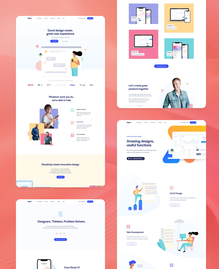 Website and mobile app project thumbnail